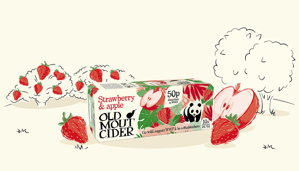 Strawberry and apple pack